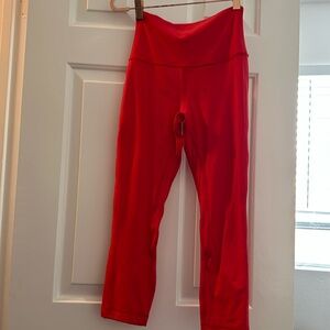 Lululemon 21” Align high rise crop - Love Red